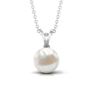 Arisha Jewels-Cultured Freshwater Pearl Solitaire Pendant Necklace