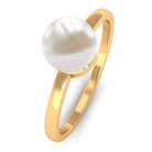 Arisha Jewels-Handpicked Freshwater Pearl Solitaire Ring