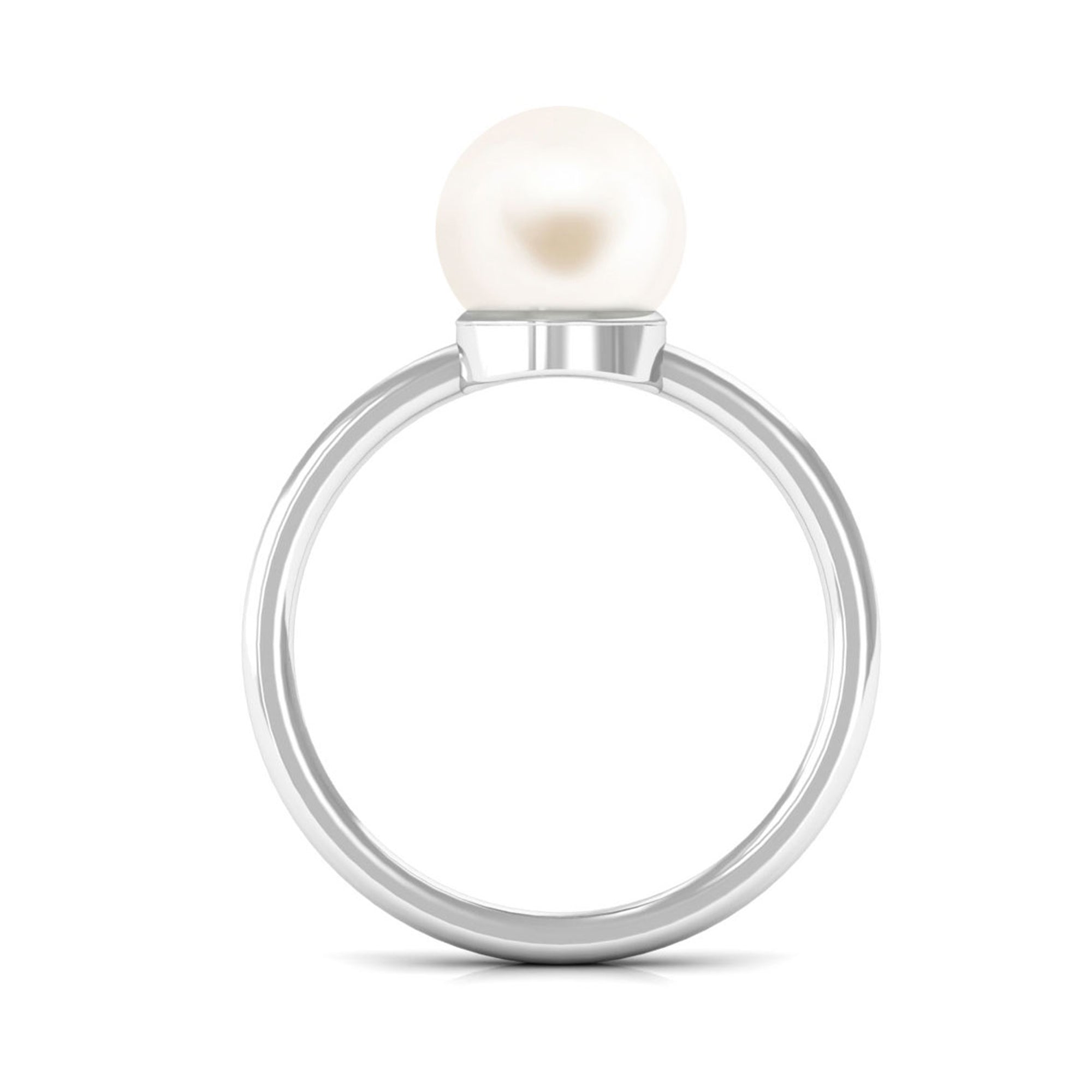 Arisha Jewels-Handpicked Freshwater Pearl Solitaire Ring