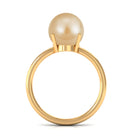 Arisha Jewels-Minimal South Sea Pearl Solitaire Ring