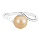 Arisha Jewels-Solitaire South Sea Pearl Bypass Ring