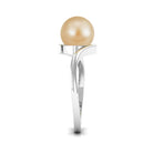 Arisha Jewels-Solitaire South Sea Pearl Bypass Ring