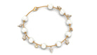 Freshwater White Pearl Bracelet with Charms Freshwater Pearl-AAAA Quality - Arisha Jewels