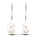 Minimal Freshwater Pearl Drop Earrings Freshwater Pearl-AAA Quality - Arisha Jewels